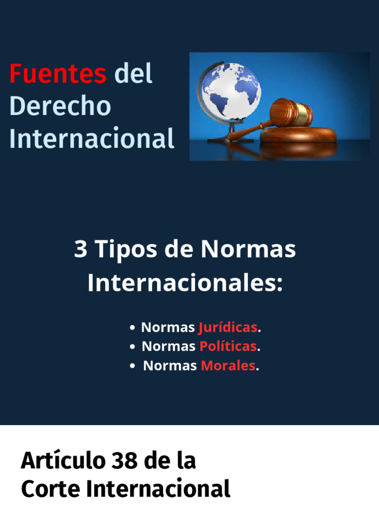 Fuentes Del Derecho | PDF