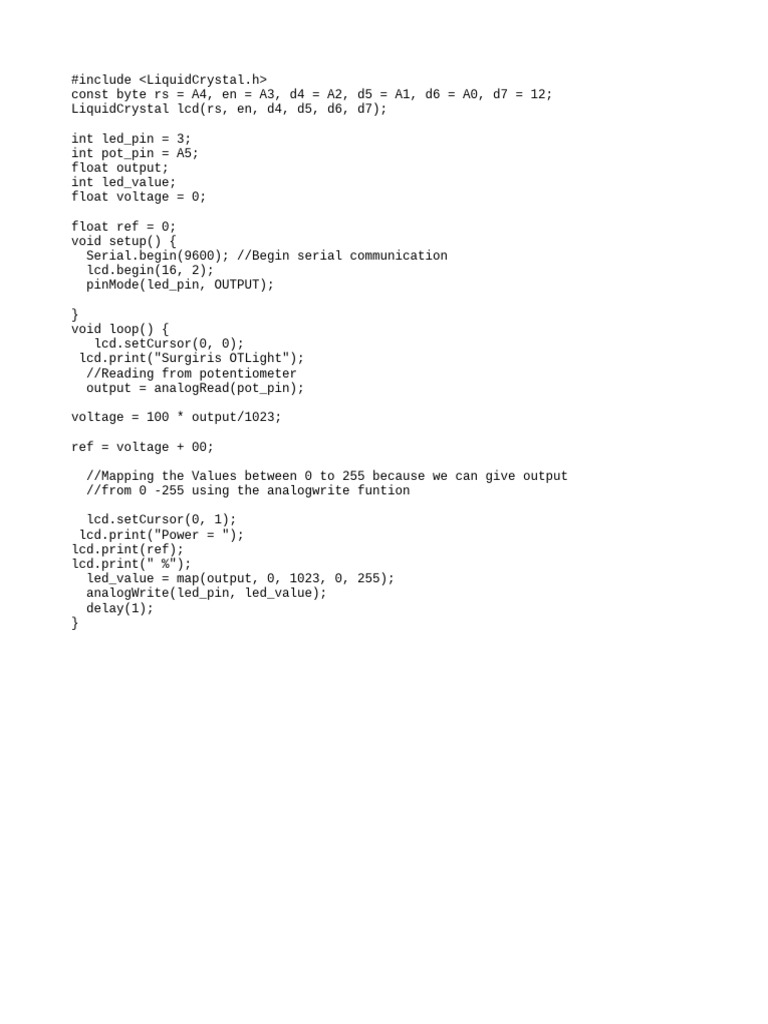 Ot light pdf