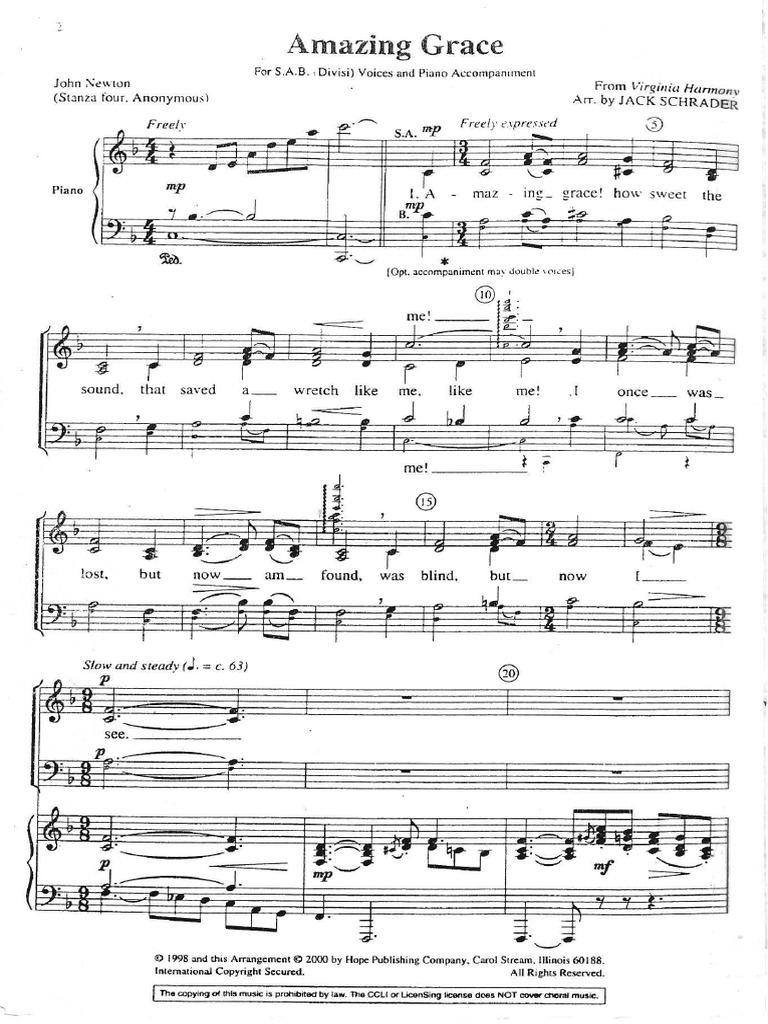 Amazing Grace Pdf