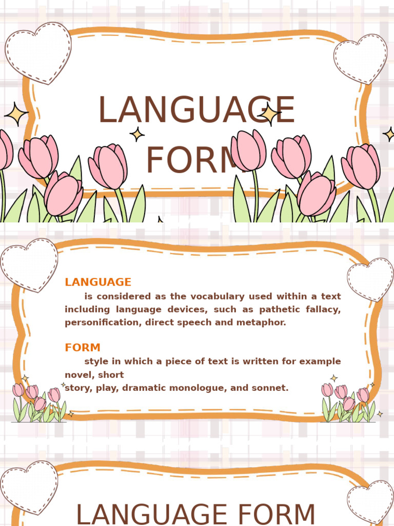Language Form | PDF