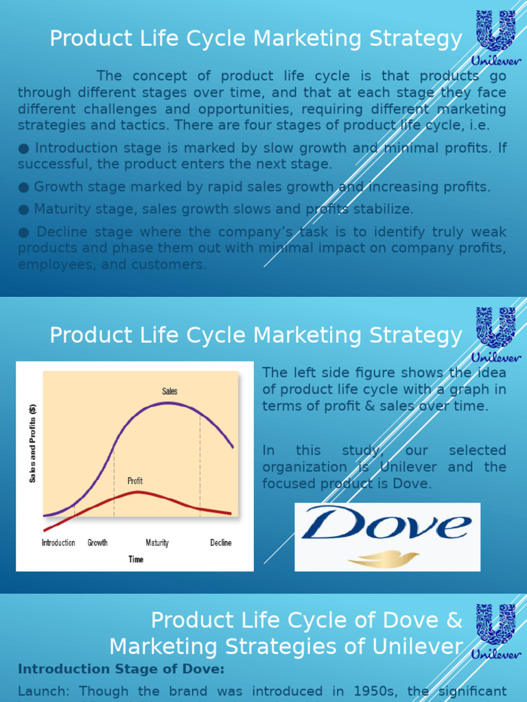 Product Life Cycle Marketing Strategy (Unilever) | PDF