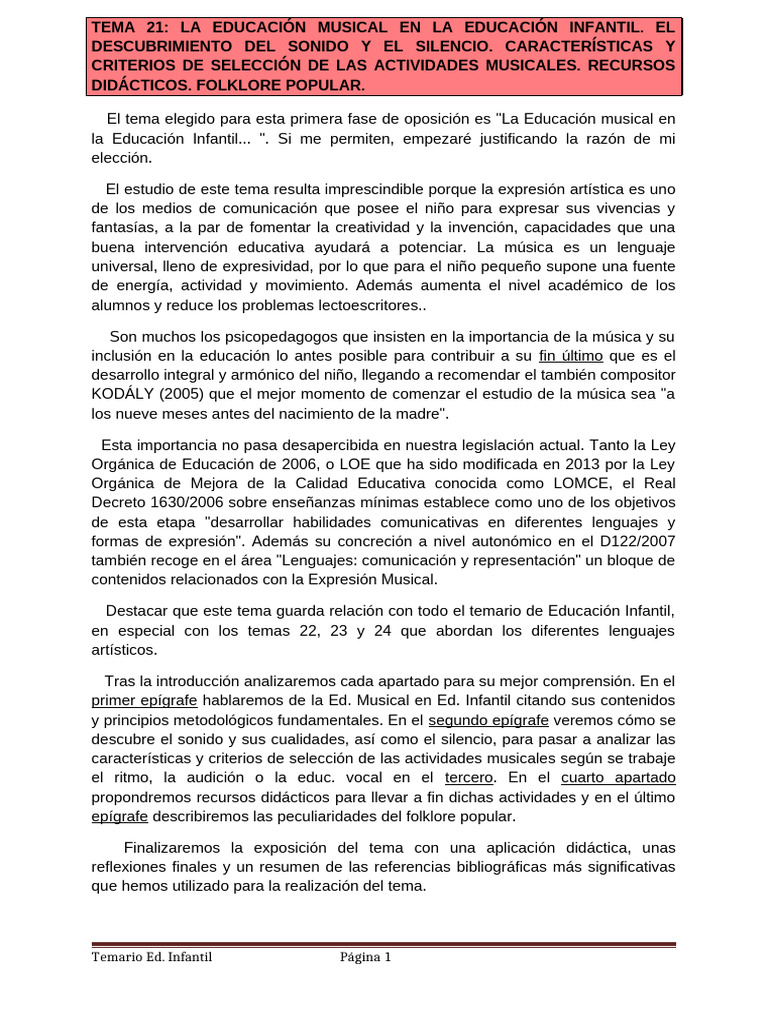 Tema 21 | PDF