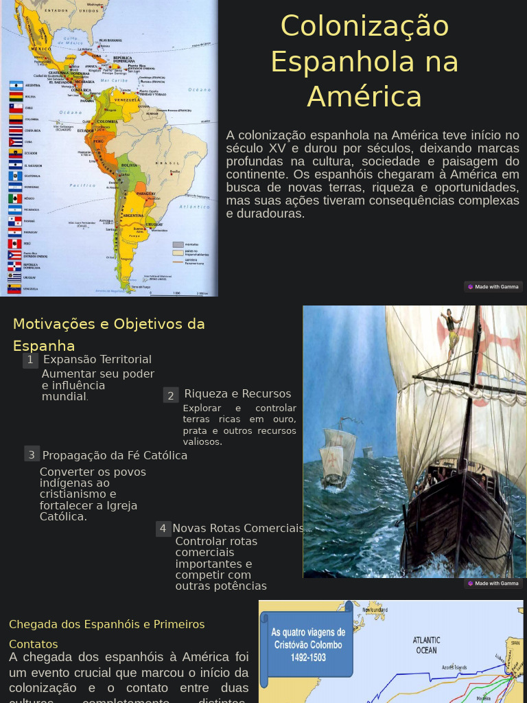 Introducao A Colonizacao Espanhola Na America | PDF