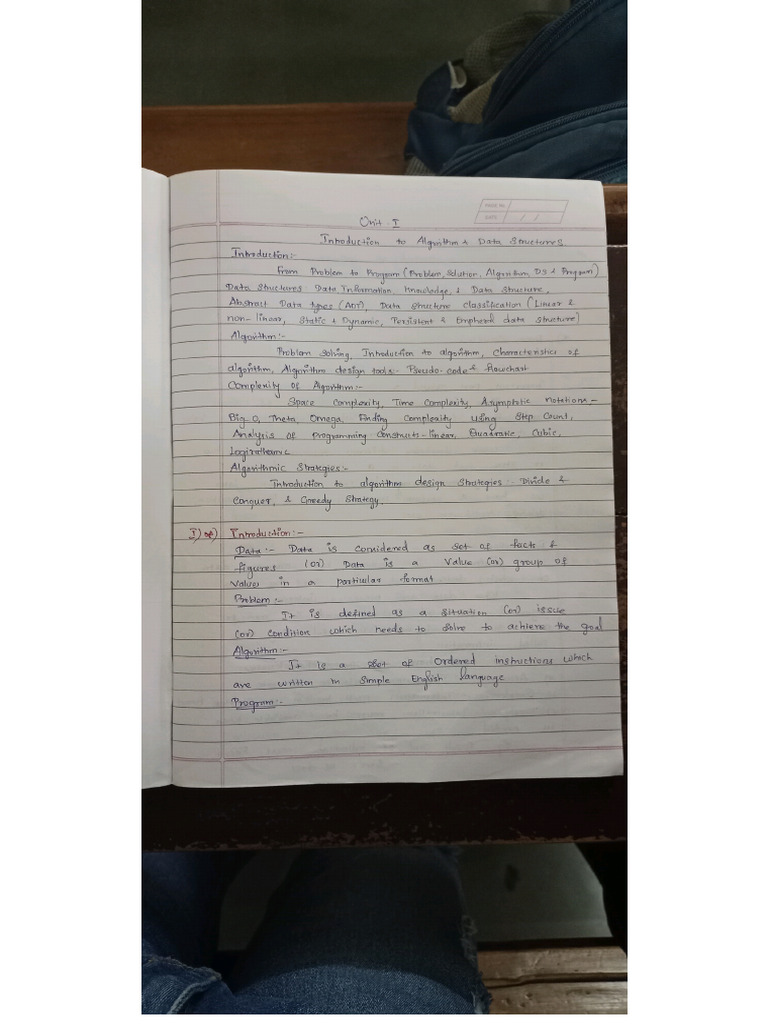 FDS Unit 1 | PDF