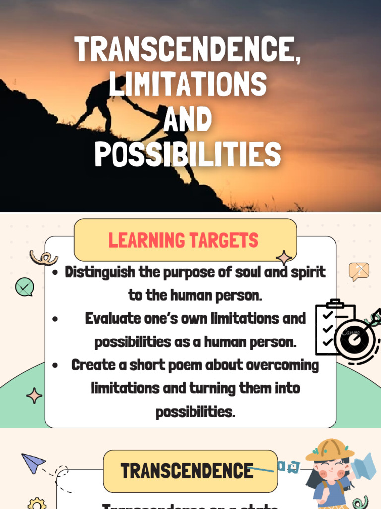Week 6 Transcendence Limitations and Possibilities | PDF