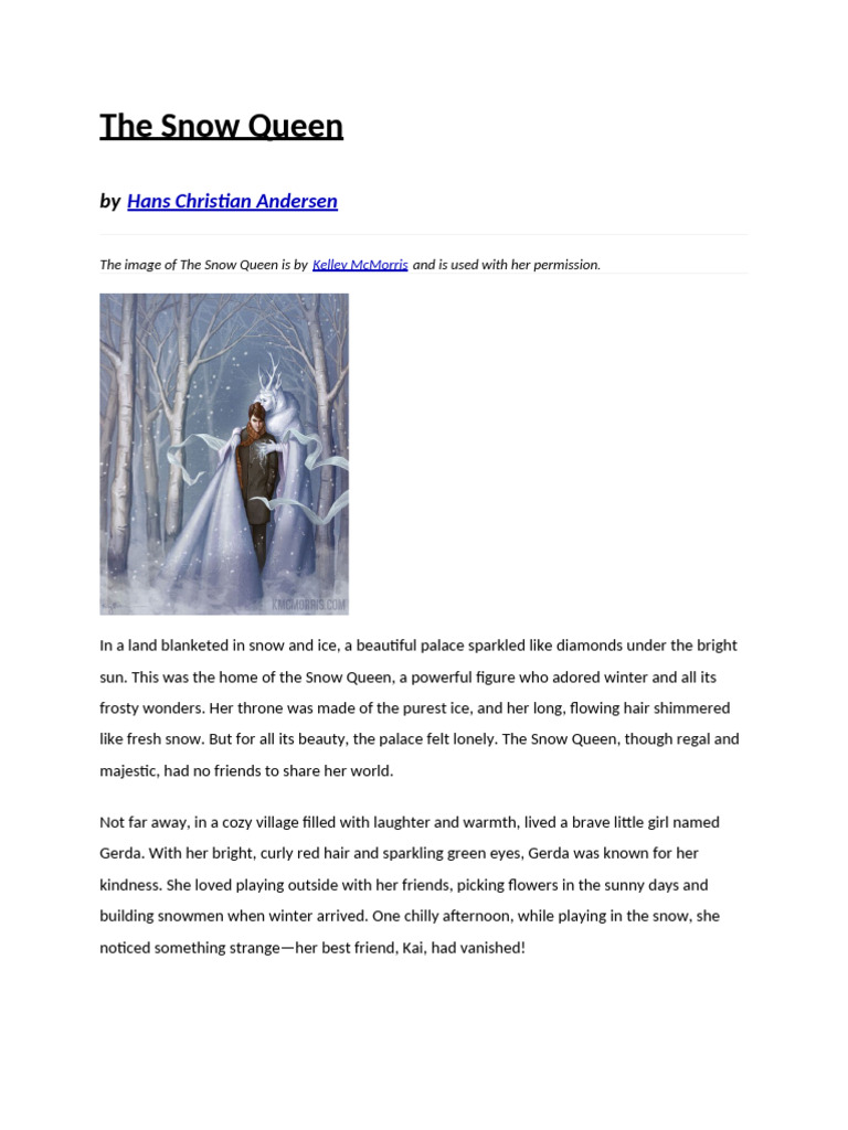 The Snow Queen (Adjusted) | PDF