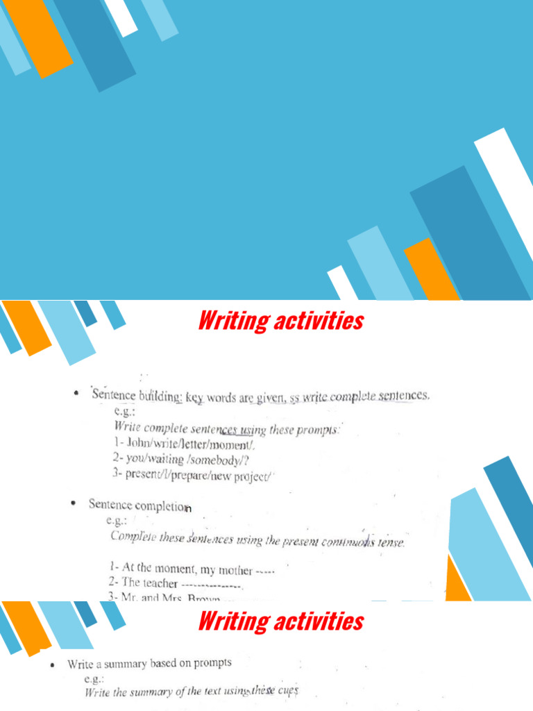 Unit 10 teaching writing pdf