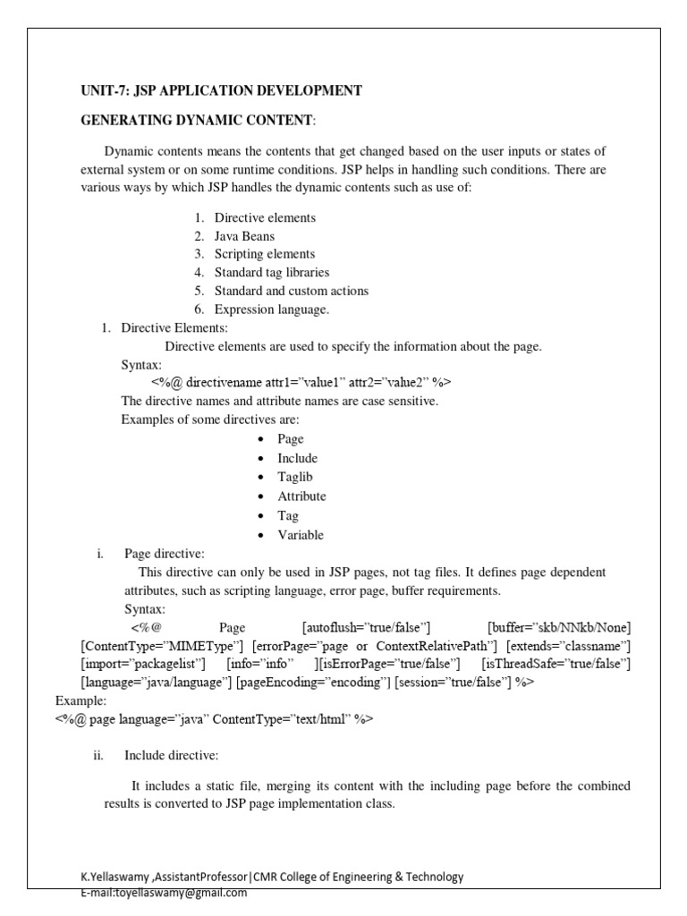 Ajwt Unit 4 | PDF