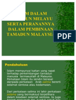 6509955 Bab 3 Islam Dalam Tamadun Melayu Serta ya Dalam Pembinaan Tamadun Malaysia