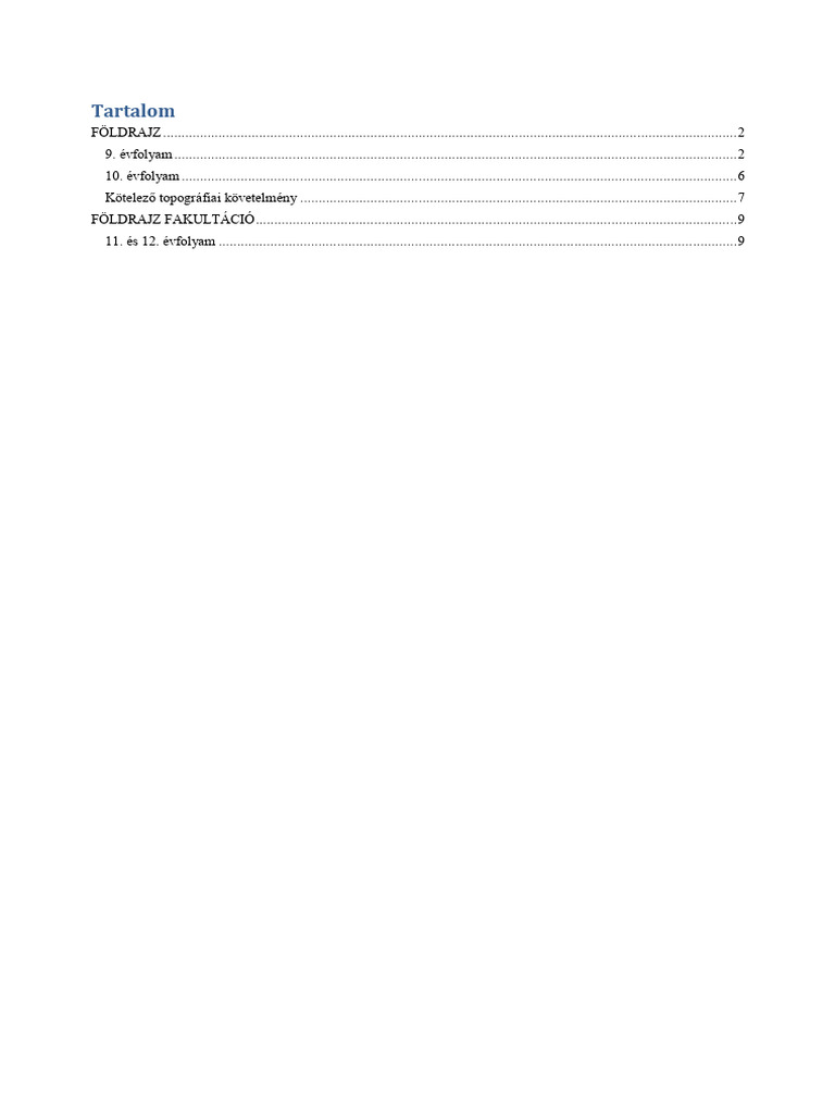 Foldrajz | PDF