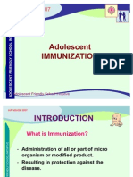 Adolescent Immunization