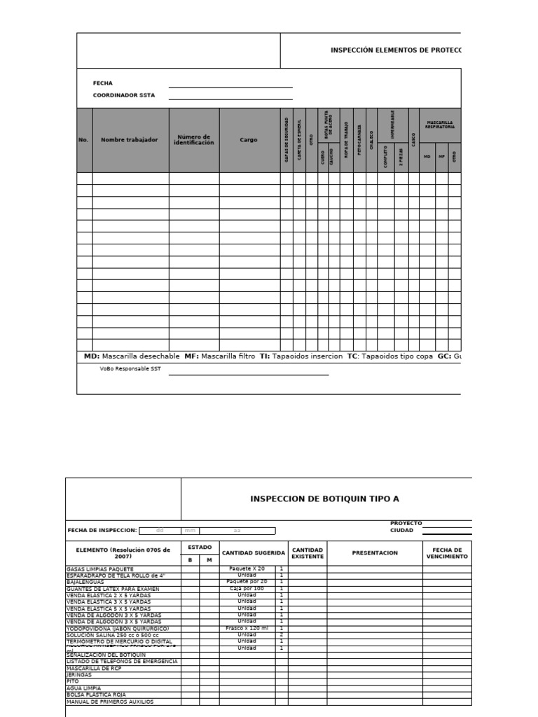 Inspecci N Diaria Epcc Pdf