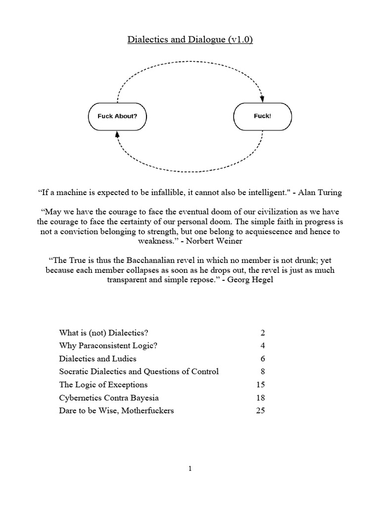 Dialectics And Dialogue Pdf