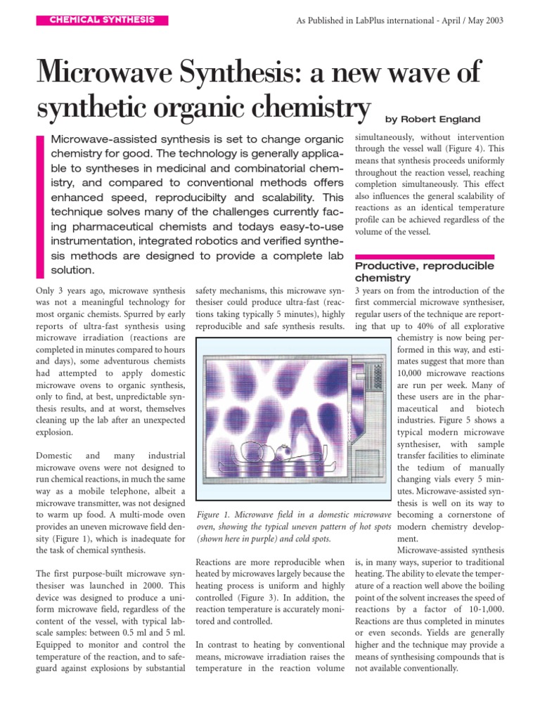 Microwave-Assisted Organic Synthesis | PDF