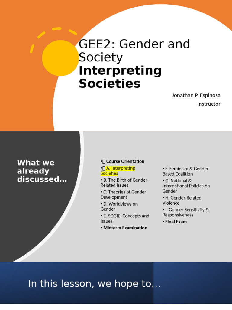 Gee2 1ST Topic | PDF