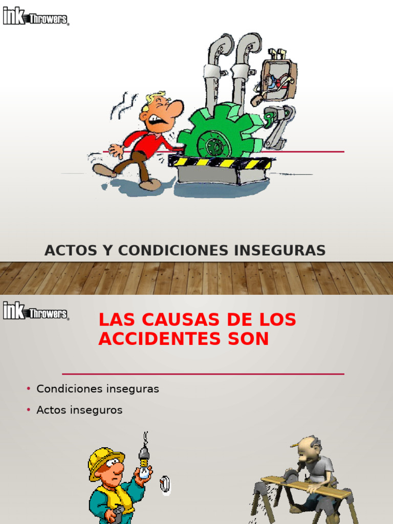 Actos y Condiciones Inseguras en Trabajo | PDF