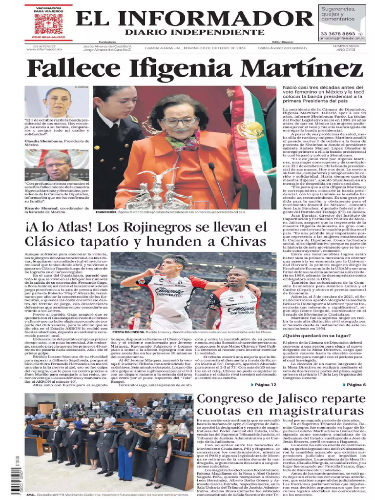 El Informador 06 Oct 2024 | PDF