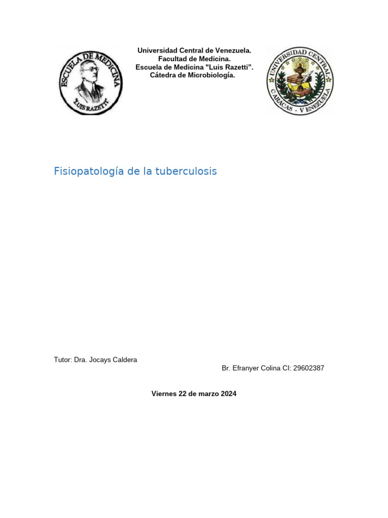Tuberculosis | PDF