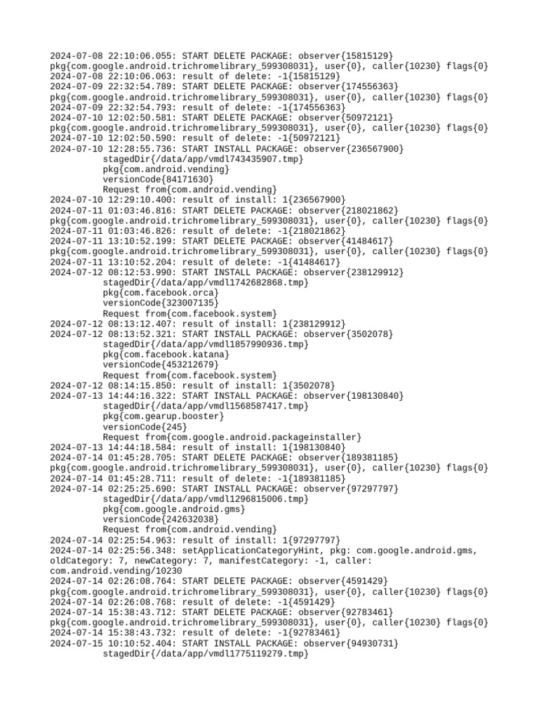 PM Debug Info | PDF
