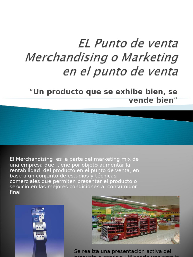 El Punto de Venta y Su Merchandising | PDF