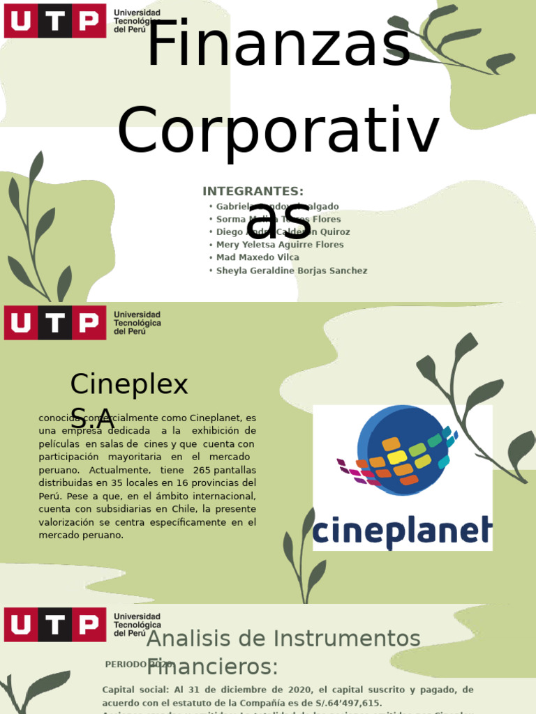 Finanzas Corporativas | PDF | Business | Dólar de los Estados Unidos