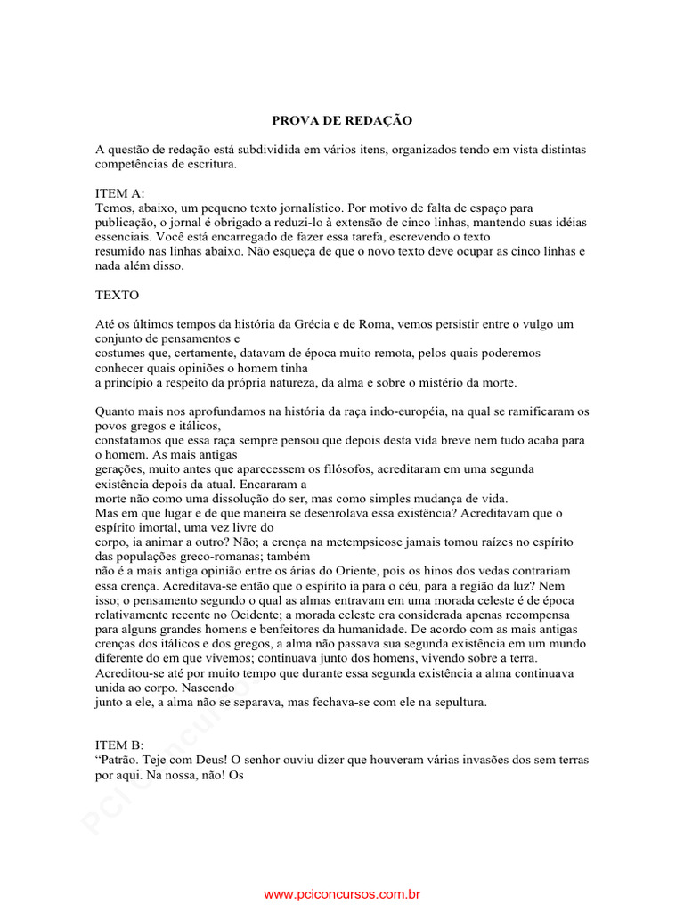 Prova Disc | PDF