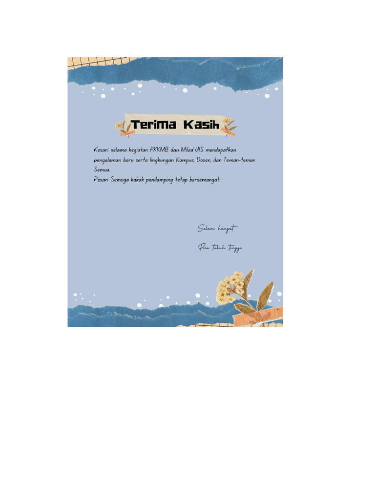 Surat Terimakasih Pdf