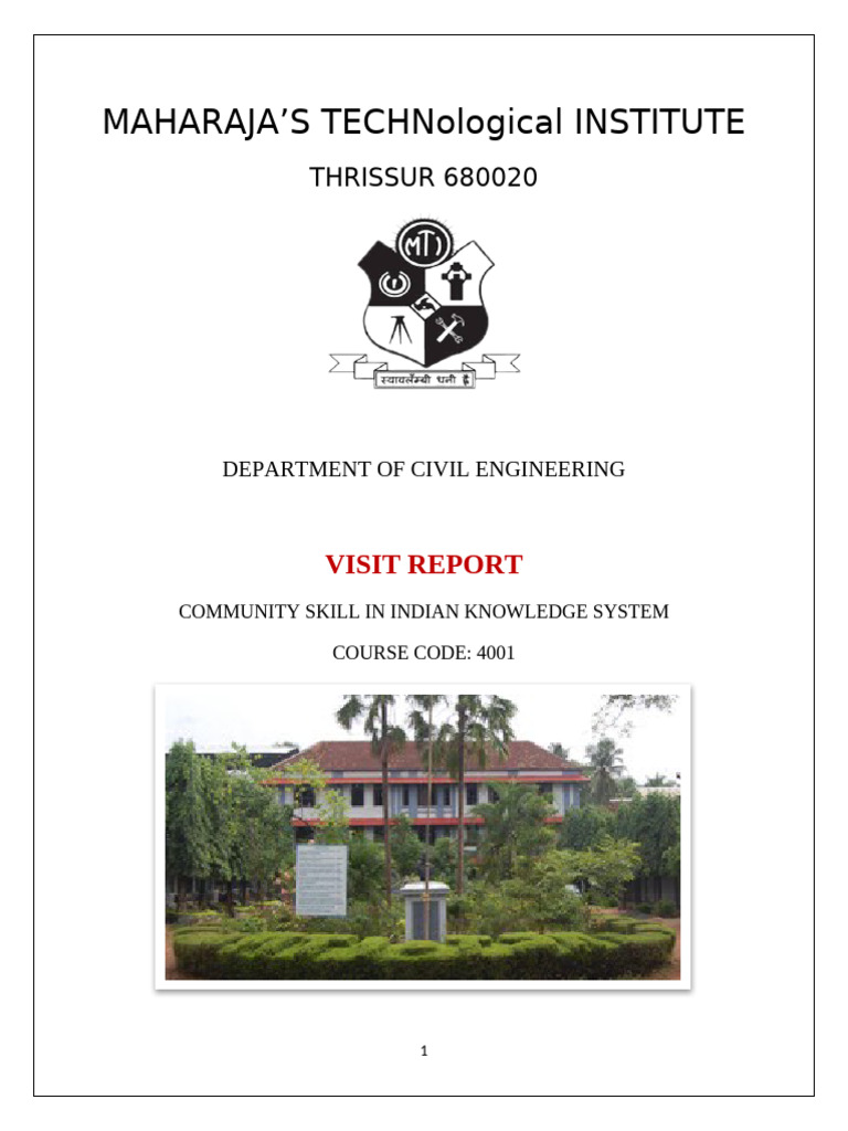 Community Skill Report Pdf