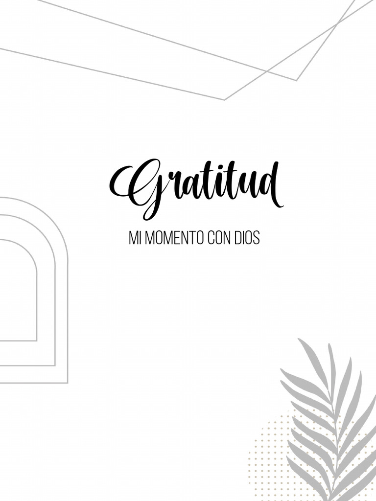 Reflexiones sobre la Gratitud y Fe | PDF | Gratitud | Cocina, comidas y ...