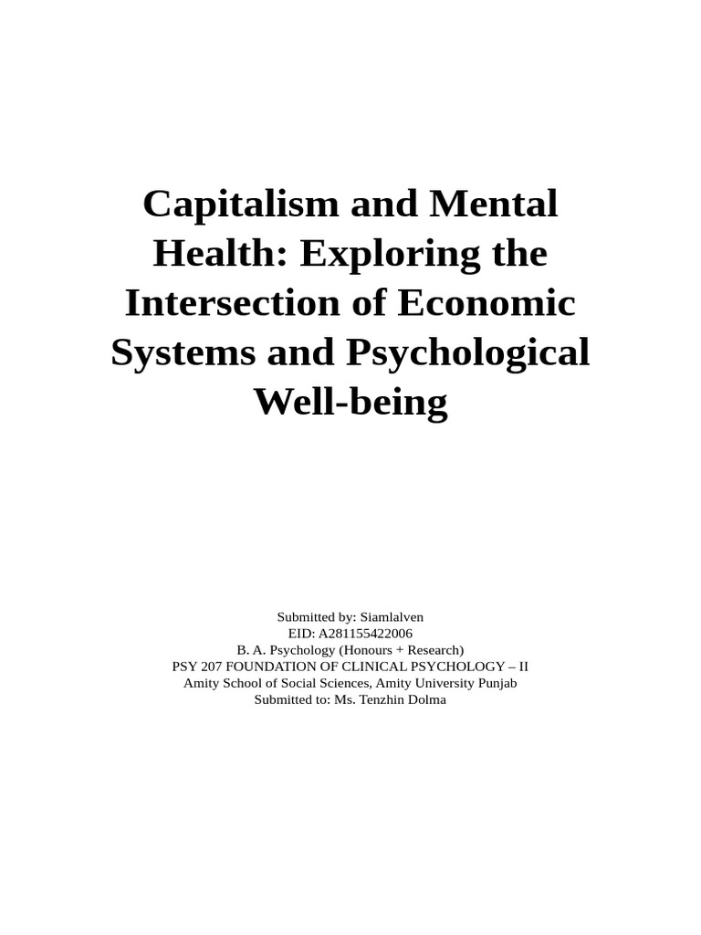 3 ways capitalism worsens anxiety