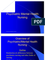 Overview of Psychiatric Nursing