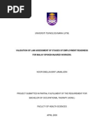 Download Validation of Laser for Malay Spoken Injured Workers Emellia by Noor Emellia Jamaludin SN77745539 doc pdf