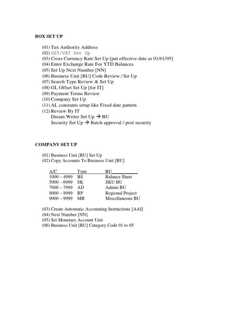 JDE_Set_Up Withholding Tax Voucher