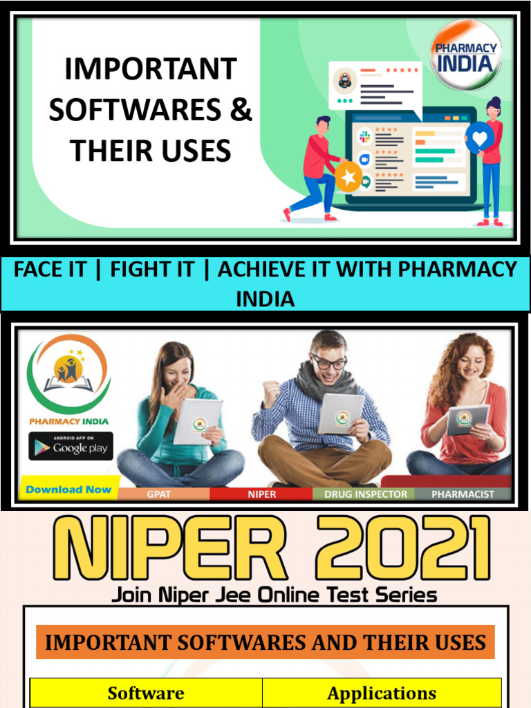 Important Softwares and Their Uses | PDF
