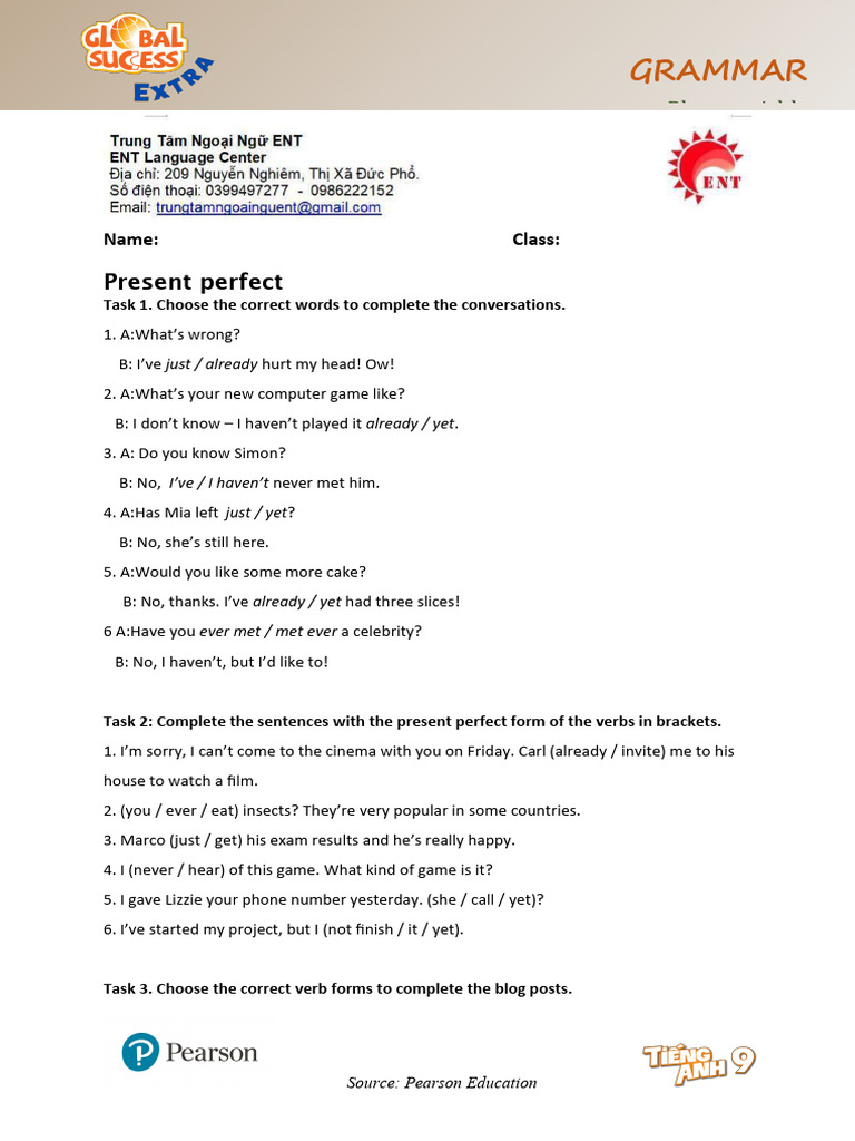 GS9 Unit 5 Extra - Grammar | PDF