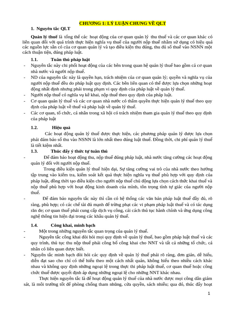 Tổng Hợp QLT | PDF