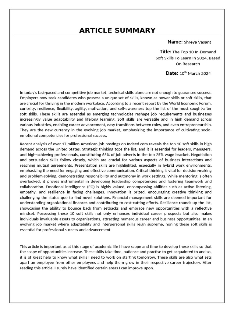 Article summary pdf