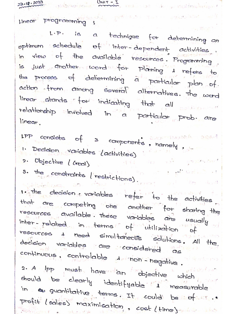 LP Full Notes | PDF