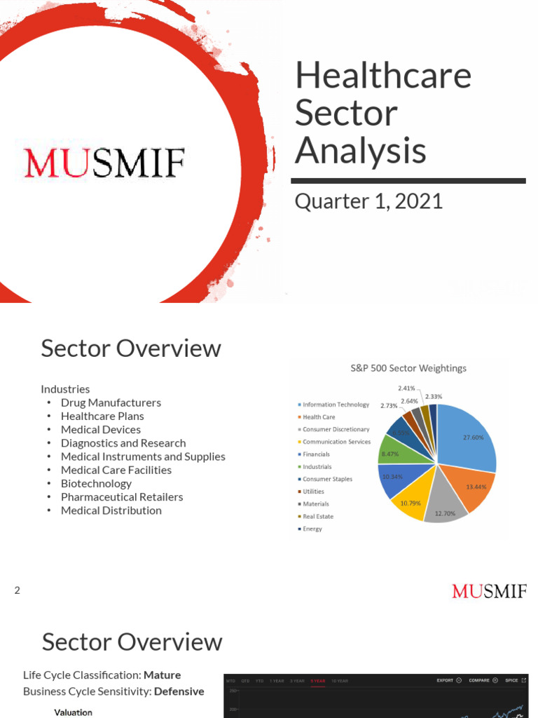 Health Care Sector Analysis - 508 | PDF