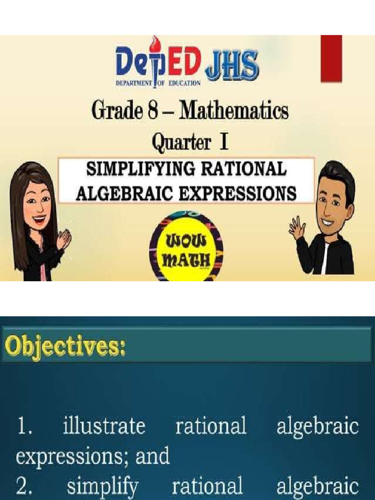 Simplifying Rational Algebraic | PDF