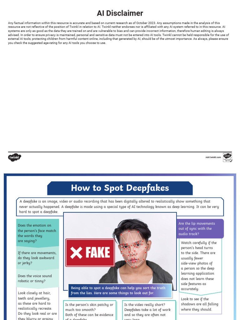 How to Identify Deepfakes Effectively | PDF | Artificial Intelligence ...