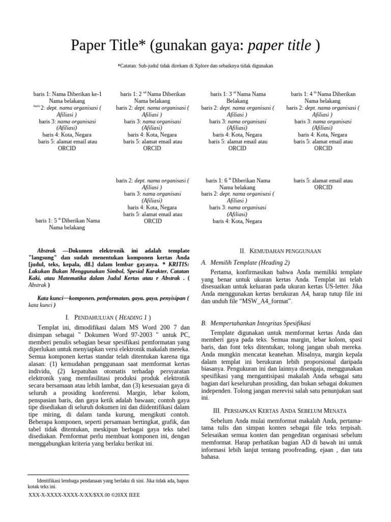 IEEE Conference Template | PDF