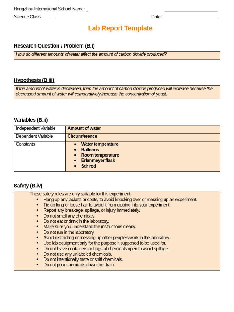 Final Ria's Lab Report Cellular Repiration | PDF