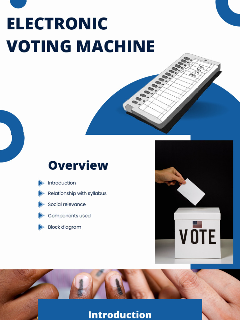 Electronic Voting Machine - 20240822 - 132455 - 0000 | PDF