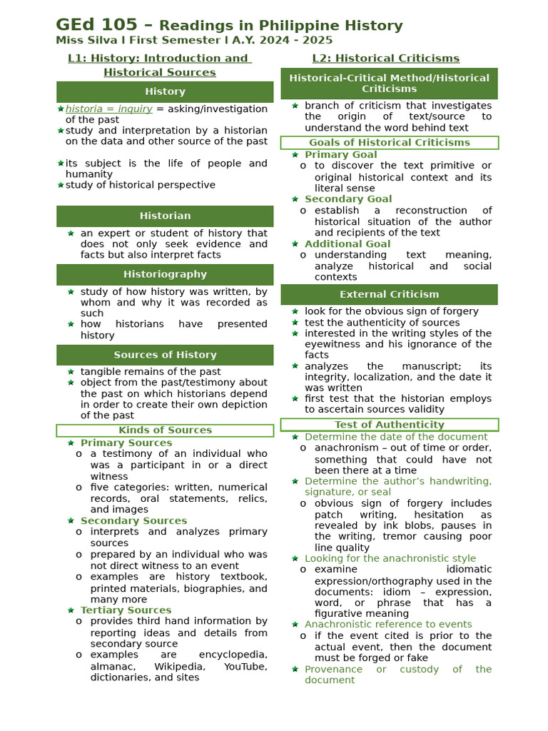(Ged 105) First | PDF