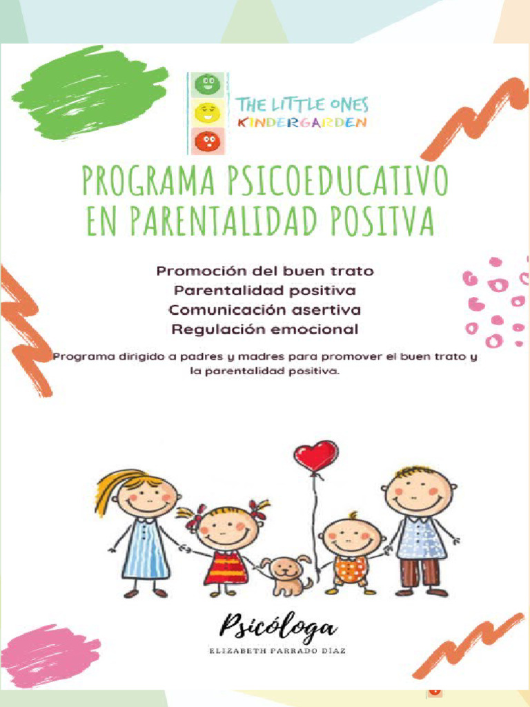 Programa Parentalidad Positiva | PDF | Teoría de apego | Las emociones