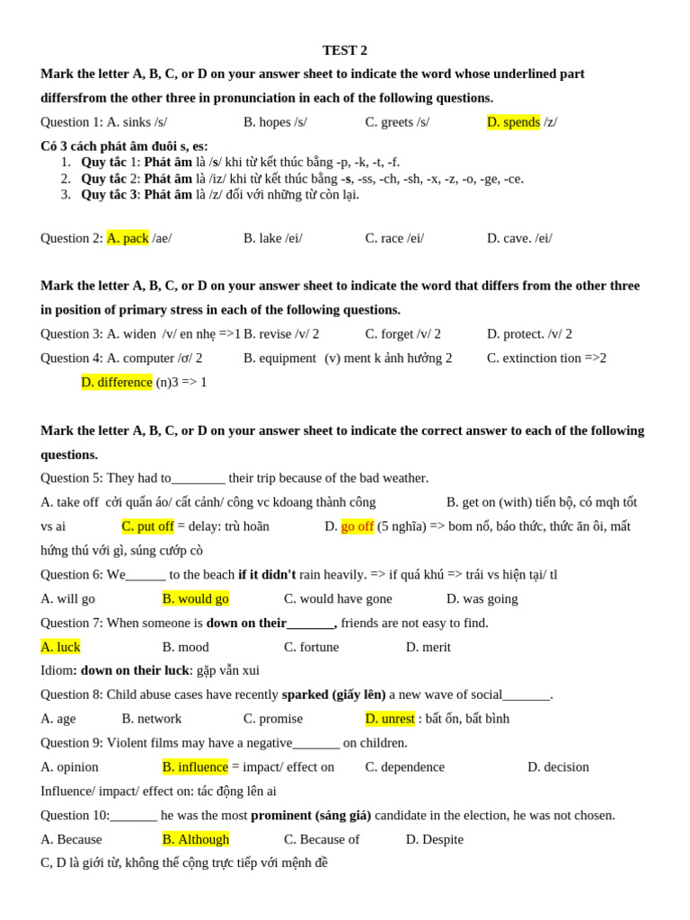 Test 2 (1:5) | PDF