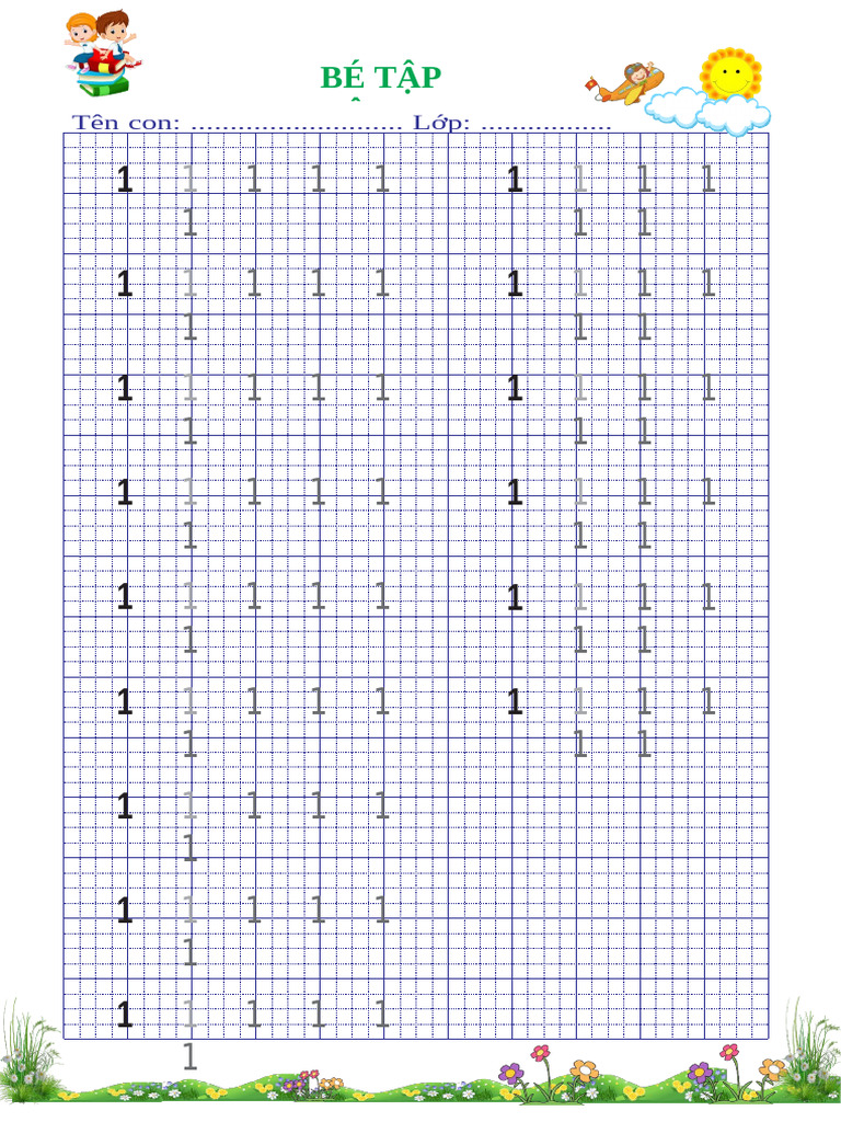 Phieu Tap To So 1 10 | PDF