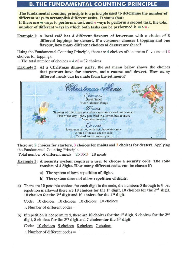 What Is The Fundamental Counting Principle In Probability