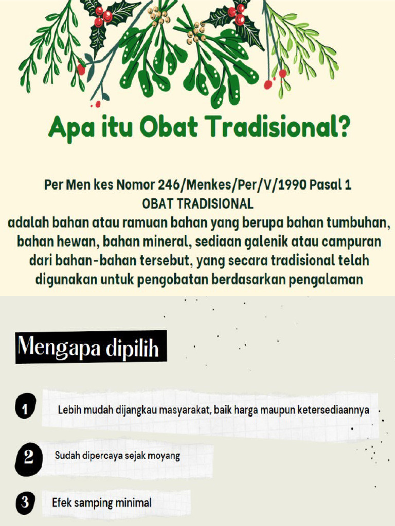 Obat Tradisional | PDF